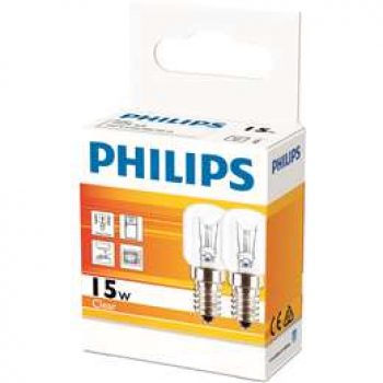 Philips Pilot Globe 15w Ses Base  2 pack