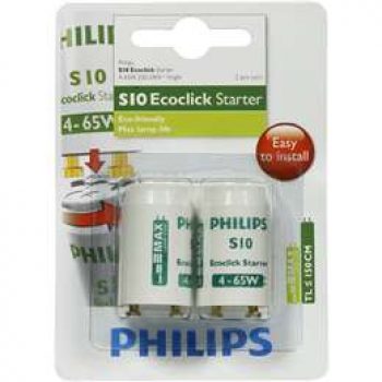 Philips Starter For Fluoro Tube 4-65w 2 pack