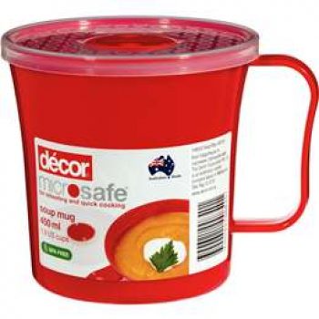 Decor Microsafe Soup Mug  each