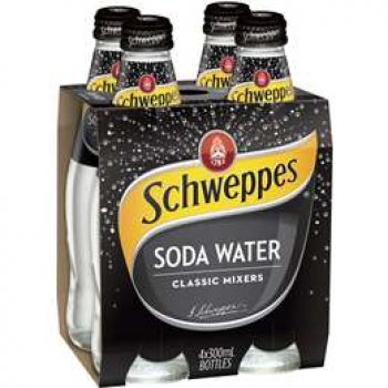 Schweppes Soda Water  4 x300ml