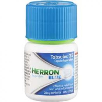 Herron Blue Ibuprofen Tabsules 25 pack