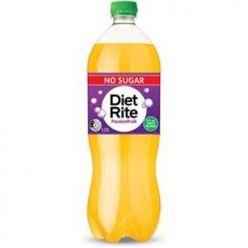 Diet Rite Soft Drink Passionfruit Bottle 1.25l