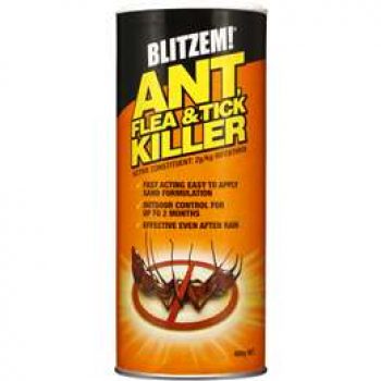 Yates Blitz-em Insect Control Ant Flea & Tick Killer 600g