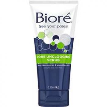 Biore Facial Scrub Pore Unclogging 141g