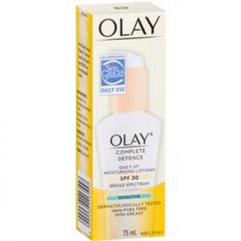 Olay Moisturising Lotion Complete Defence Sensitive Spf30 75ml