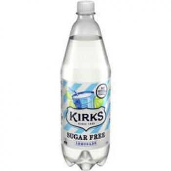 Kirks Lemonade Sugar Free Bottle 1.25l