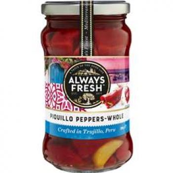 Always Fresh Capsicum Wood Roasted Piquillo Peppers 285g