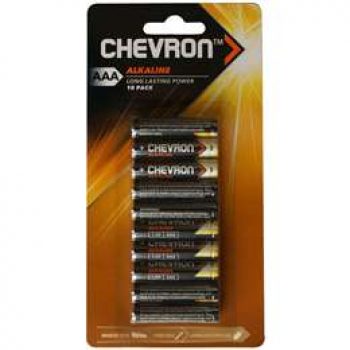 Chevron Aaa Batteries Alkaline 10 pack