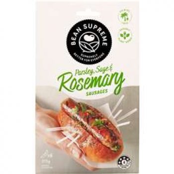 Bean Supreme Sage Parsley Rosemary Sausages 375g