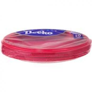 Deeko Side Plates Plastic 20 pack