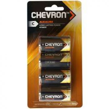 Chevron Type C Batteries  4 pack