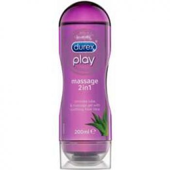 Durex Play Aloe Vera 2 In 1 Massage Gel Lubricant 200ml