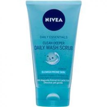 Nivea Daily Essentials Clean Deeper Daily Wash Scrub 150ml