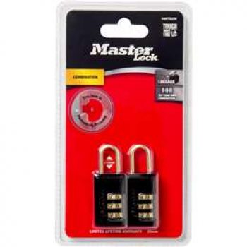 Master Lock Padlock 20mm Combination Lock 2 pack