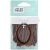 Oscar Orsen Large Snagless Hair Elastics Brown 30 pack