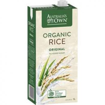 Australia’s Own Organic Long Life Rice Milk 1l