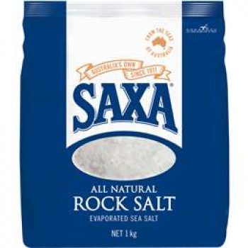 Saxa All Natural Rock Salt 1kg
