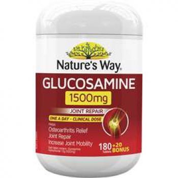 Nature’s Way Glucosamine Tablets 1500mg 180 pack