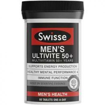 Swisse Men’s Ultivite 50+ Tablets 60pk
