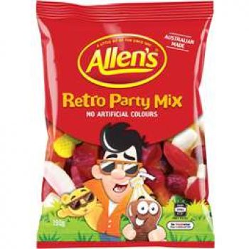 Allen’s Retro Party Mix Lollies Bag  190g