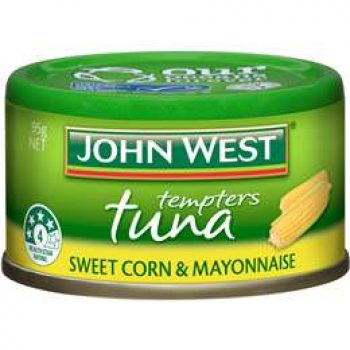 John West Tuna Sweet Corn & Mayonnaise 95g
