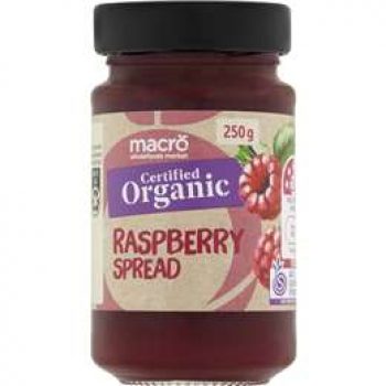 Macro Organic Raspberry Jam 250g