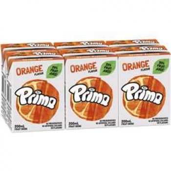 Prima Orange Fruit Drink 6x200ml