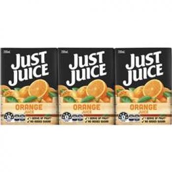 Just Juice Orange Juice 6x200ml
