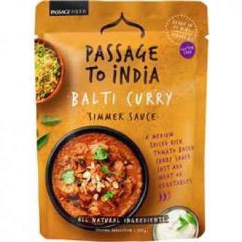 Passage To Asia Simmer Sauce Curry Balti 375g