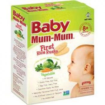 Baby Mum Mum Snack Vegetable Rice Rusk 36g