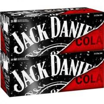 Jack Daniel’s Tennessee Whiskey & Cola Cans 20x375ml