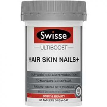 Swisse Ultiboost Hair Skin Nail Tabs 60 pack