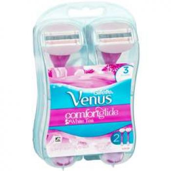 Gillette Venus Shaving Razor & Gel Bars Spa Breeze 2 pack