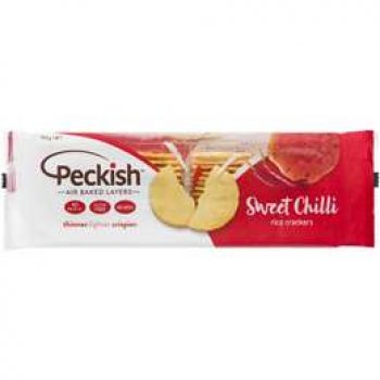 Peckish Thins Rice Crackers Sweet Chilli 100g