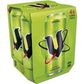V Energy Drink  500ml x4 pack