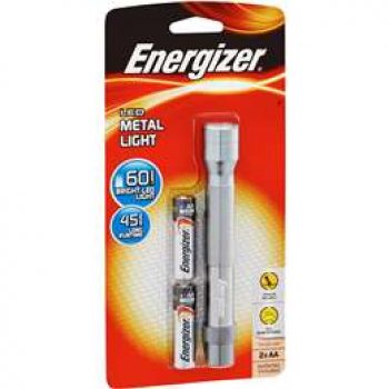 Energizer Metal Led Flashlight 2 Aa each