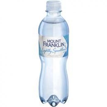 Mount Franklin Lightly Sparkling Water Bottle  450ml