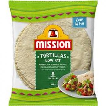 Mission Low Fat Tortillas  8 pack