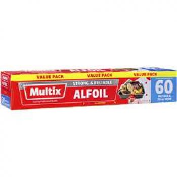 Multix Alfoil 30cm X 60m Traditional Strength each