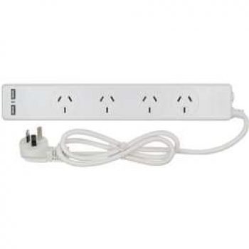 Jackson Protected Powerboard With 2x Usb Charging Outlets each