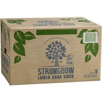 Strongbow Apple Cider Dry Low Carb Bottles 24x355ml case