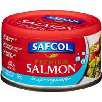 Safcol Salmon Atlantic Spring Water 95g