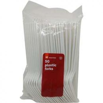 Essentials Plastic Forks  50 pack