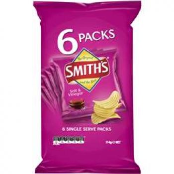 Smith’s Multipack Salt & Vinegar 6 pack