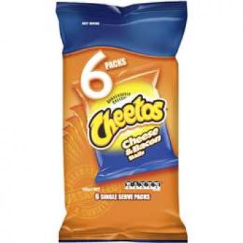 Cheetos Multipack Cheese & Bacon Balls 6 pack