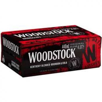 Woodstock Bourbon & Cola Cans 24x440ml