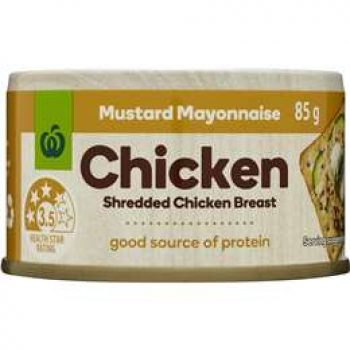 Woolworths Chicken Mustard Mayo 85g