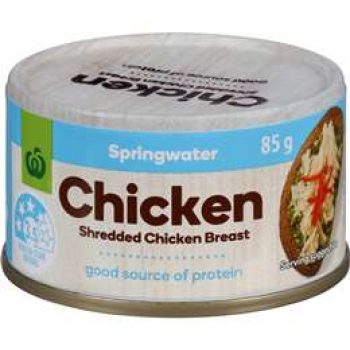 Woolworths Chicken Springwater 85g