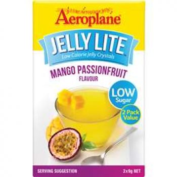 Aeroplane Jelly Lite Mango Passionfruit 2x9g