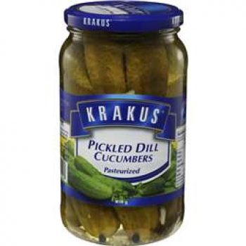 Krakus European Foods Pickled Dill Cucumbers 850g